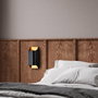 Opviq Bera - 15311 Lámpara de Pared de Metal Negro